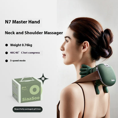 Say Goodbye to Neck Pain! N7 Master Hand Heated Shoulder Massager