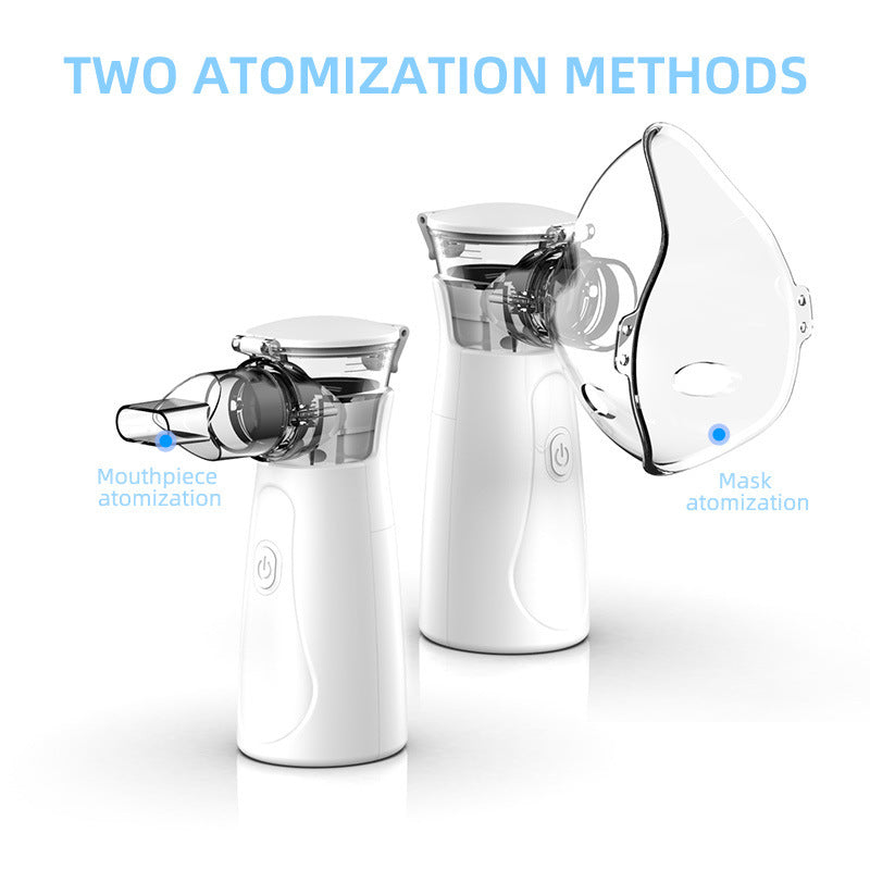 Portable Silent Nebulizer - Handheld Asthma Atomizer for Kids & Adults