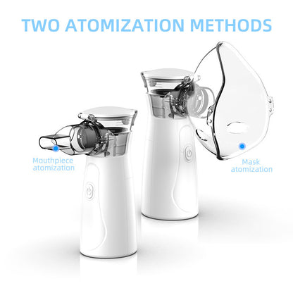 Portable Silent Nebulizer - Handheld Asthma Atomizer for Kids & Adults