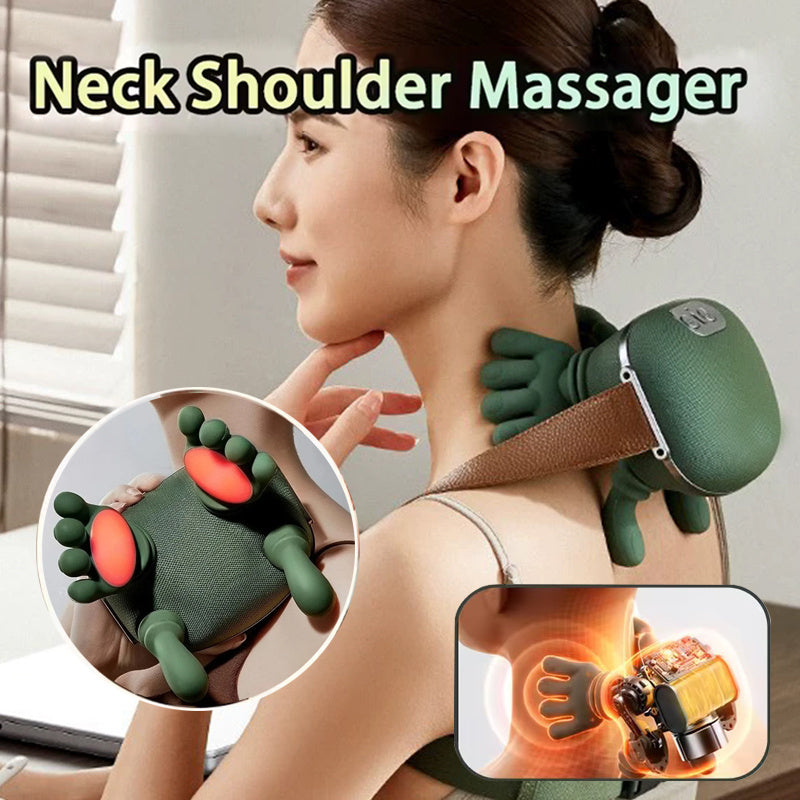 Say Goodbye to Neck Pain! N7 Master Hand Heated Shoulder Massager