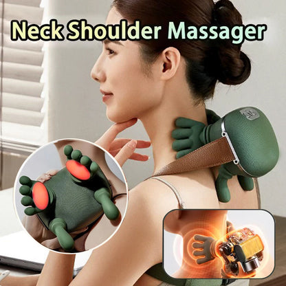 Say Goodbye to Neck Pain! N7 Master Hand Heated Shoulder Massager