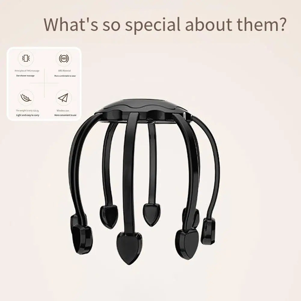 Indulge in Ultimate Relaxation: Electric Octopus Claw Head Scalp Massager