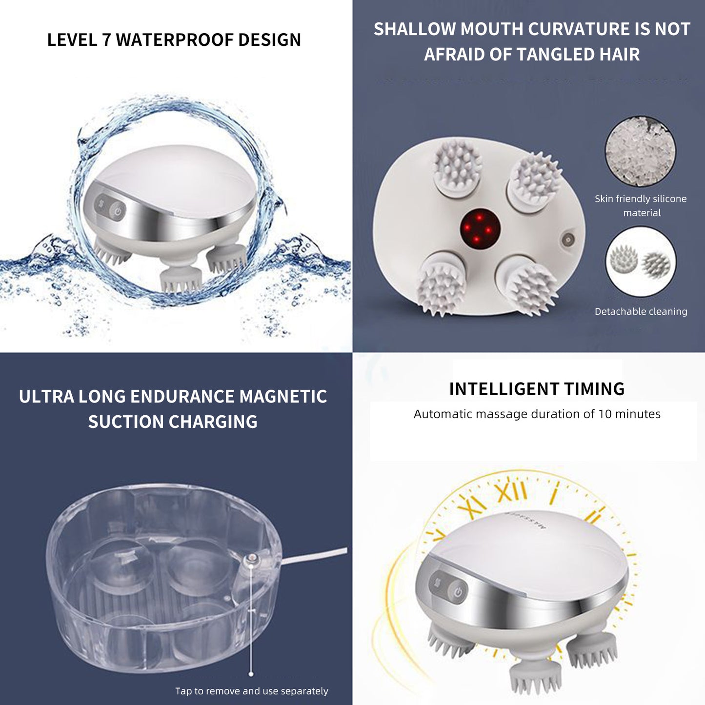 ELECTRIC HEATED SCALP MASSAGER