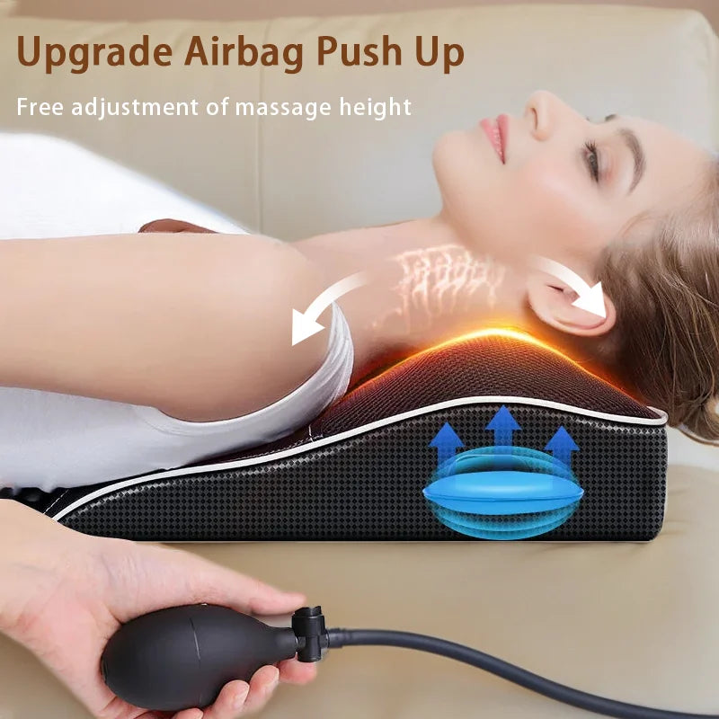 Relax Anywhere! Manufacturer Direct Electric Shiatsu Massager – Deep kneading, neck & back relief with heat and vibration. Perfect for home, office, or car!