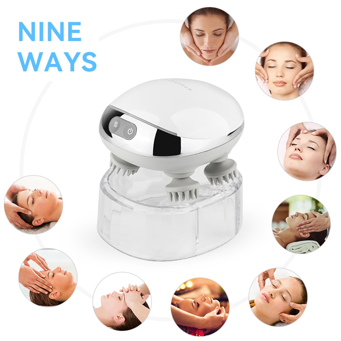 ELECTRIC HEATED SCALP MASSAGER