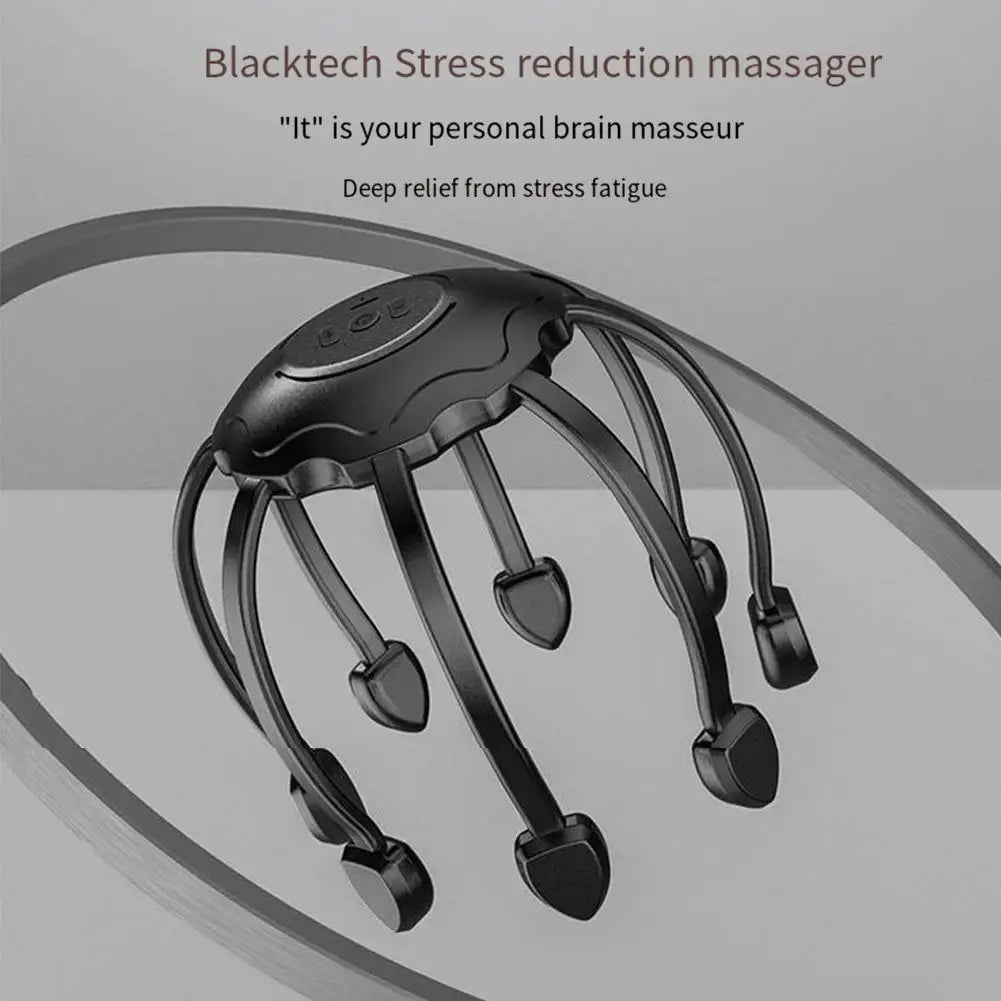 Indulge in Ultimate Relaxation: Electric Octopus Claw Head Scalp Massager