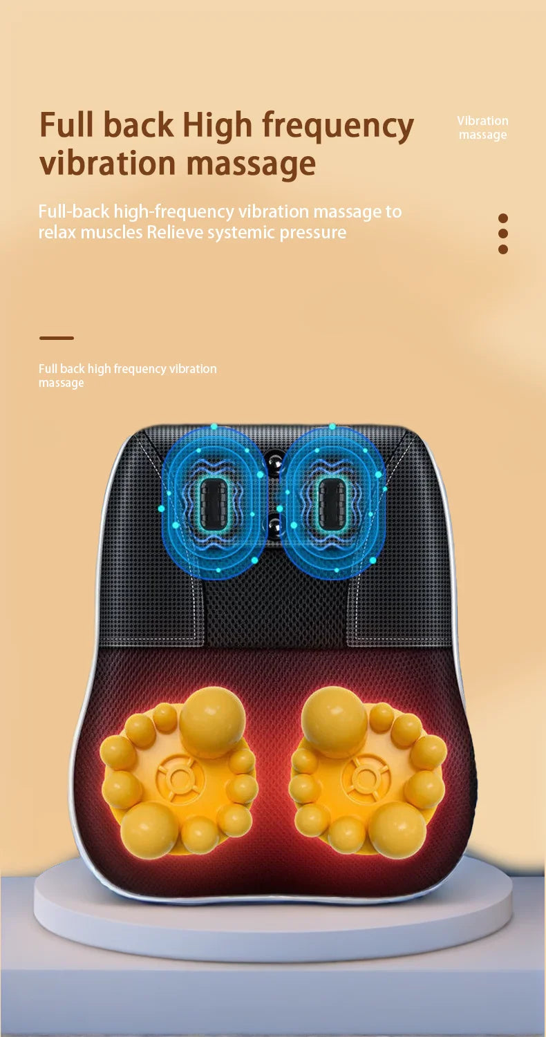 Relax Anywhere! Manufacturer Direct Electric Shiatsu Massager – Deep kneading, neck & back relief with heat and vibration. Perfect for home, office, or car!