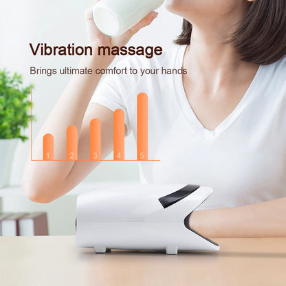 Relieve wrist pain, arthritis, and hand fatigue with our Cordless Hand Massager Machine