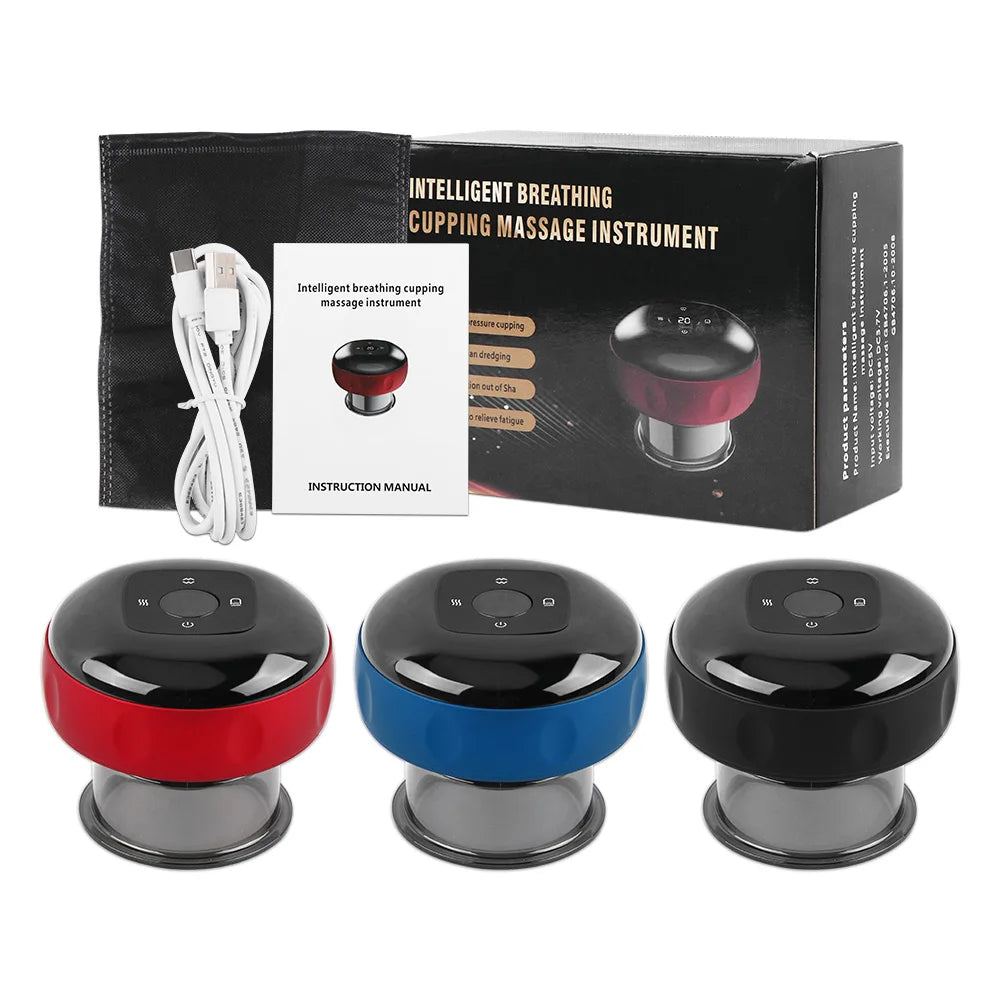Multi-Functional Electric Cupping & Scraping Device Ultimate Pain Relief!
