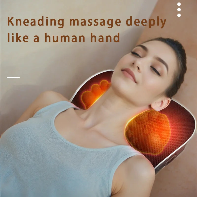 Relax Anywhere! Manufacturer Direct Electric Shiatsu Massager – Deep kneading, neck & back relief with heat and vibration. Perfect for home, office, or car!
