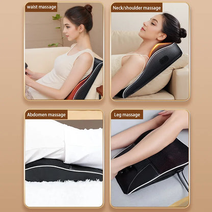 Relax Anywhere! Manufacturer Direct Electric Shiatsu Massager – Deep kneading, neck & back relief with heat and vibration. Perfect for home, office, or car!