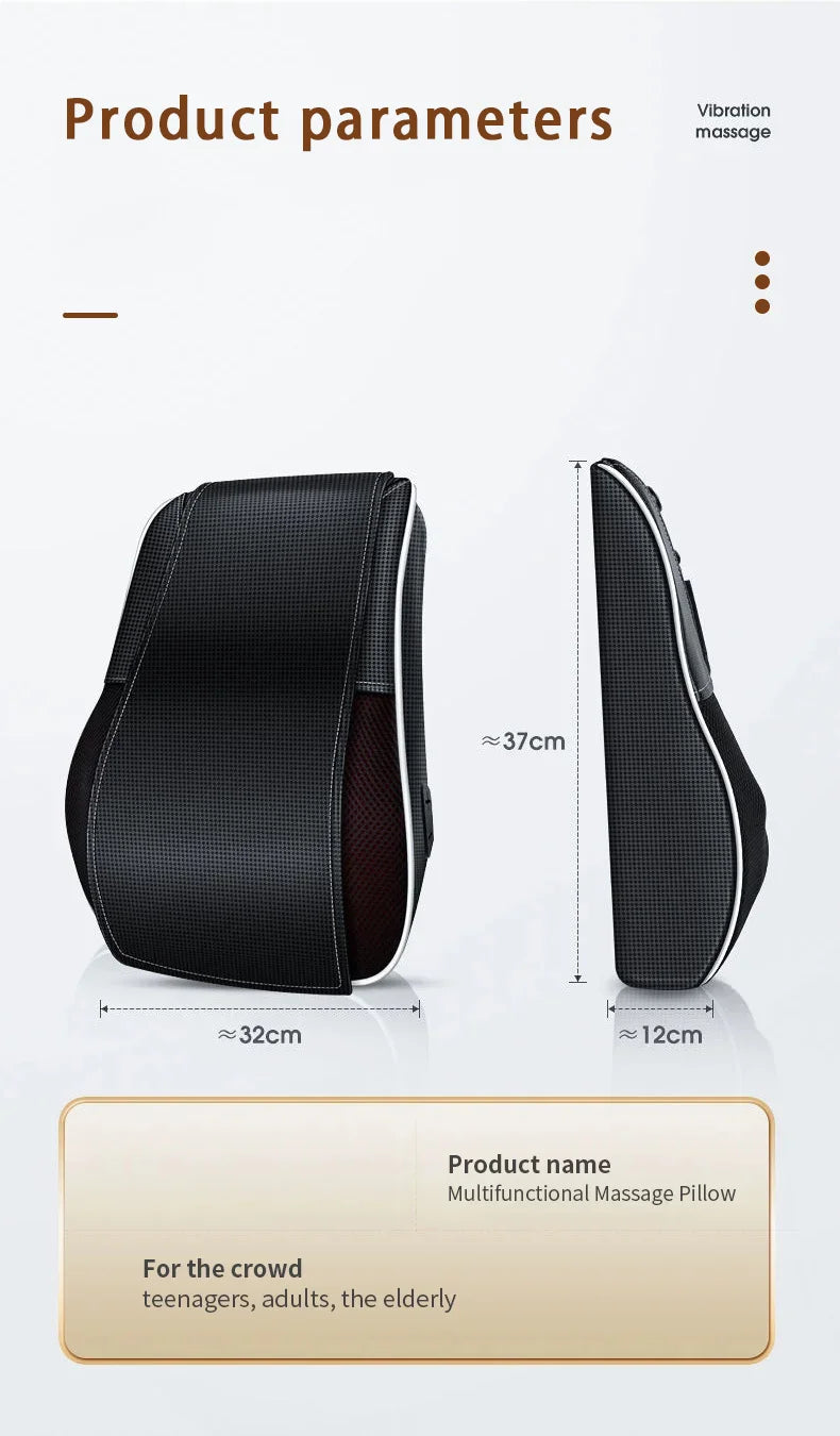 Relax Anywhere! Manufacturer Direct Electric Shiatsu Massager – Deep kneading, neck & back relief with heat and vibration. Perfect for home, office, or car!