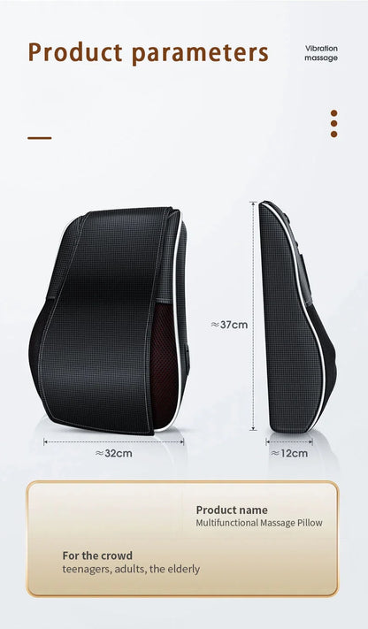 Relax Anywhere! Manufacturer Direct Electric Shiatsu Massager – Deep kneading, neck & back relief with heat and vibration. Perfect for home, office, or car!