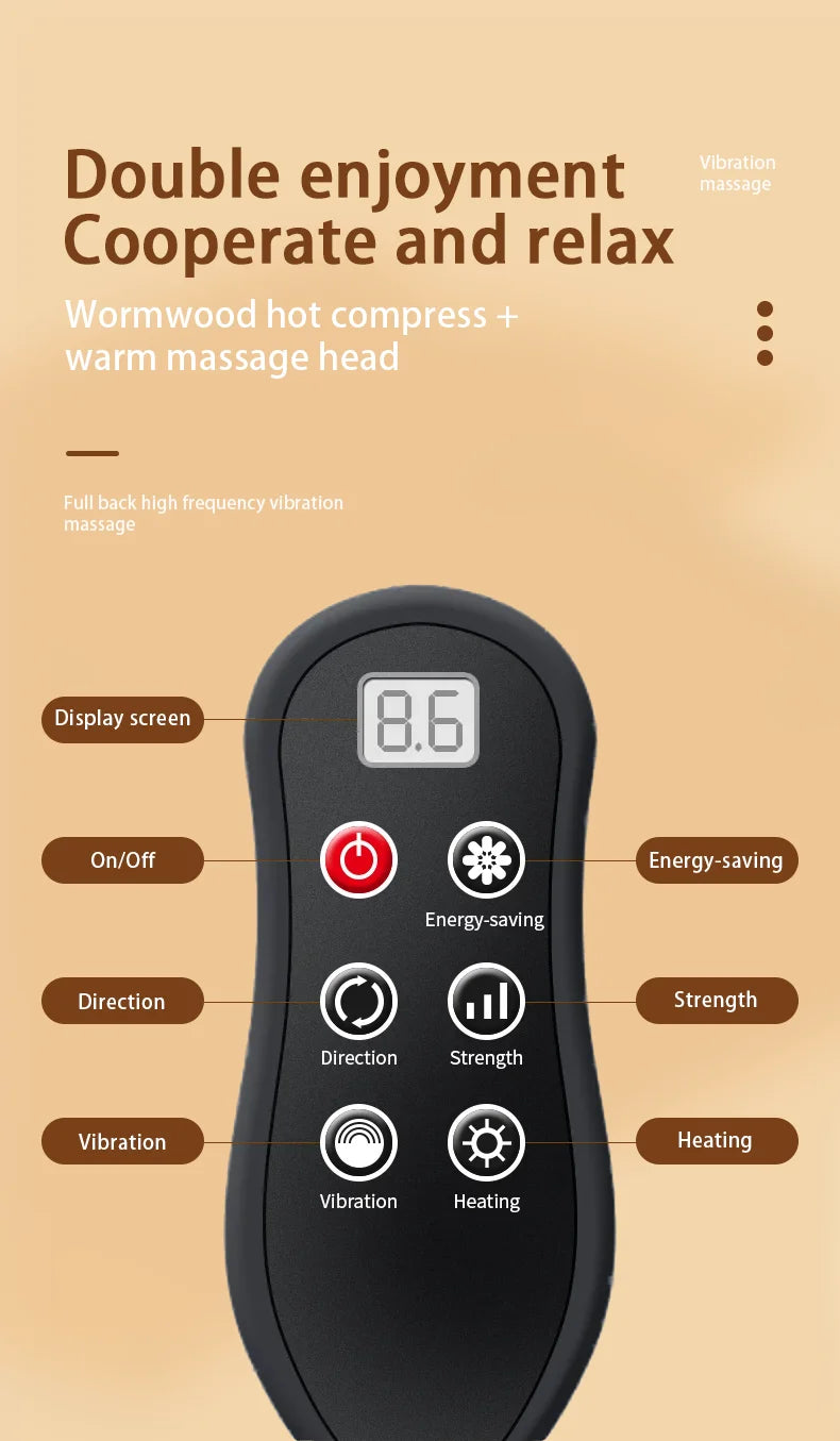 Relax Anywhere! Manufacturer Direct Electric Shiatsu Massager – Deep kneading, neck & back relief with heat and vibration. Perfect for home, office, or car!