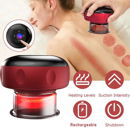 Multi-Functional Electric Cupping & Scraping Device Ultimate Pain Relief!