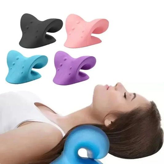 Neck & Shoulder Stretcher Massage Pillow – Instant Pain Relief!