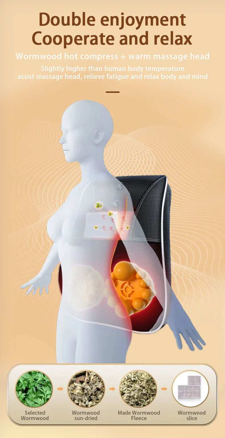 Relax Anywhere! Manufacturer Direct Electric Shiatsu Massager – Deep kneading, neck & back relief with heat and vibration. Perfect for home, office, or car!
