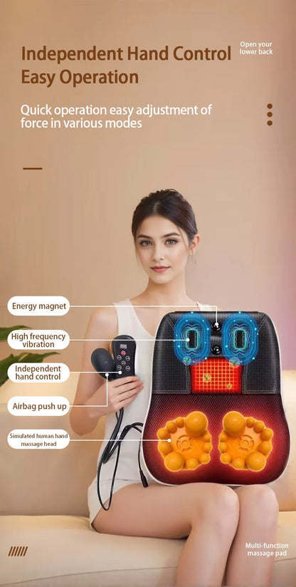 Relax Anywhere! Manufacturer Direct Electric Shiatsu Massager – Deep kneading, neck & back relief with heat and vibration. Perfect for home, office, or car!