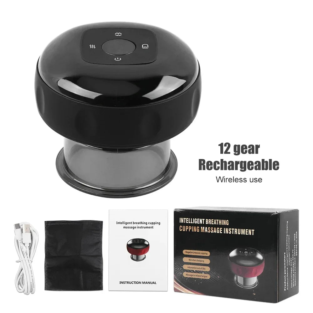 Multi-Functional Electric Cupping & Scraping Device Ultimate Pain Relief!