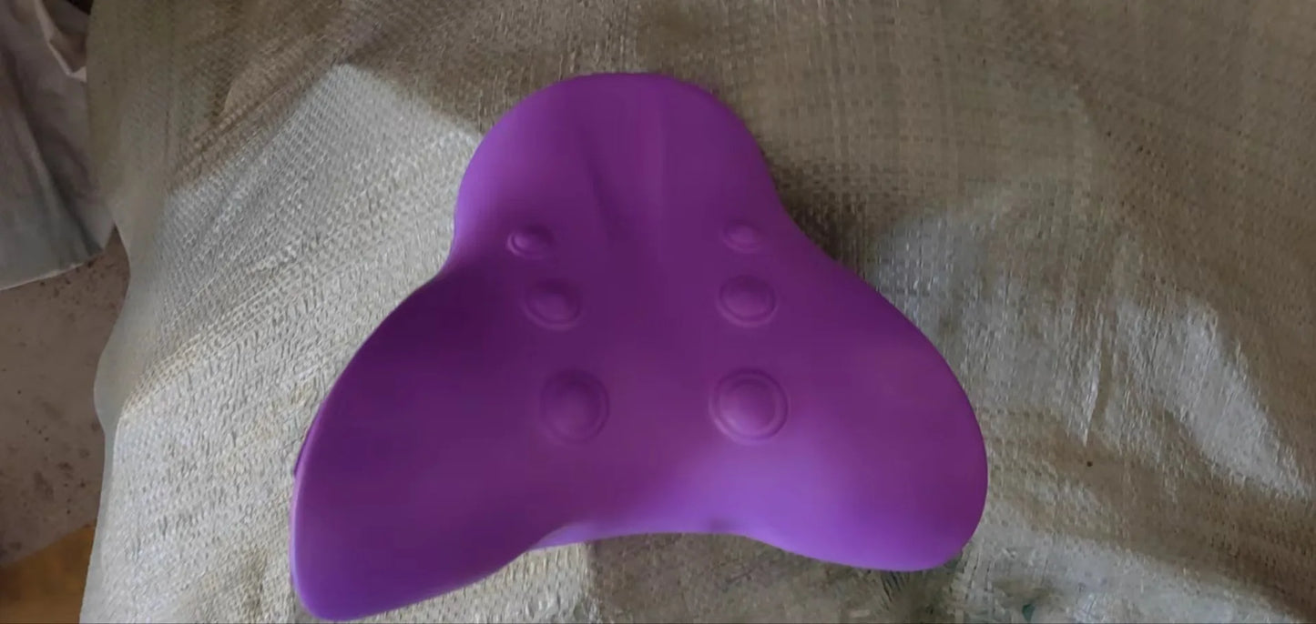 Neck & Shoulder Stretcher Massage Pillow – Instant Pain Relief!