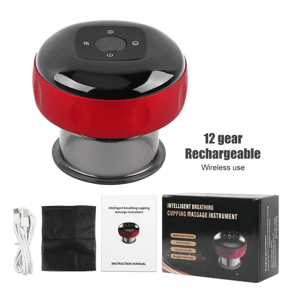 Multi-Functional Electric Cupping & Scraping Device Ultimate Pain Relief!
