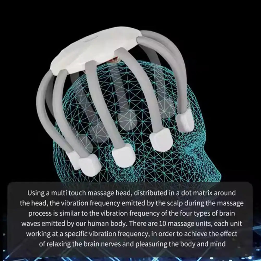 Indulge in Ultimate Relaxation: Electric Octopus Claw Head Scalp Massager