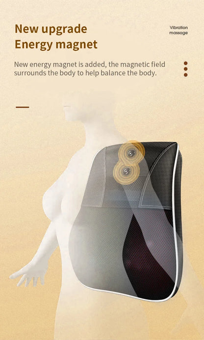 Relax Anywhere! Manufacturer Direct Electric Shiatsu Massager – Deep kneading, neck & back relief with heat and vibration. Perfect for home, office, or car!