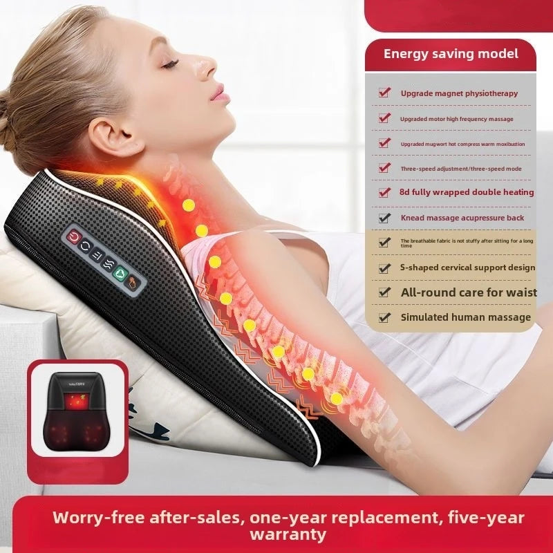 Relax Anywhere! Manufacturer Direct Electric Shiatsu Massager – Deep kneading, neck & back relief with heat and vibration. Perfect for home, office, or car!
