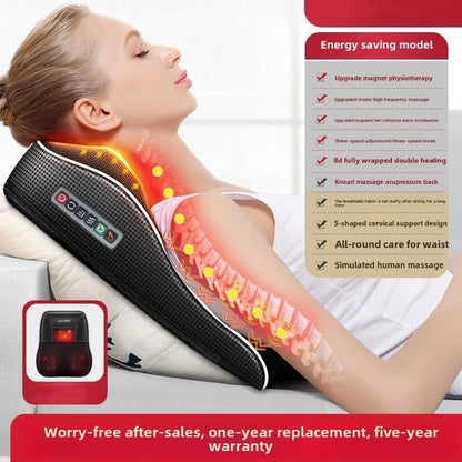 Relax Anywhere! Manufacturer Direct Electric Shiatsu Massager – Deep kneading, neck & back relief with heat and vibration. Perfect for home, office, or car!