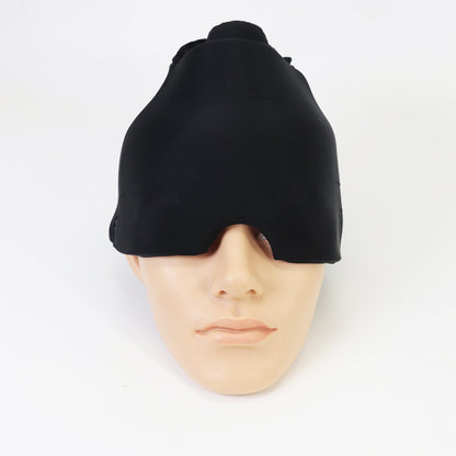 Migraine Relief Ice Pack Hat – Cooling Gel Eye Mask for Headache & Stress Relief