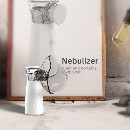 Portable Silent Nebulizer - Handheld Asthma Atomizer for Kids & Adults