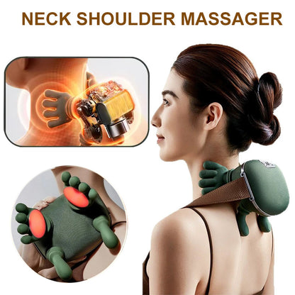 Say Goodbye to Neck Pain! N7 Master Hand Heated Shoulder Massager